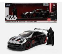 JADA 1/24 PORSCHE 911 STAR WARS DARTH VADER NERO 1:24 MODELLINO AUTO STATICO