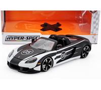 JADA 1/24 PORSCHE GT CARRERA 2001 NERO BIANCO MODELLINO AUTO STATICO