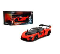 Jada 1/24 Scala Modellino Fast And Furious Veloce X Mclaren Senna Neon Rosso
