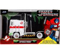 JADA 1/24 Scala OPTIMUS PRIME X GHOSTBUSTERS ECTO-1 MASH-UP 35572