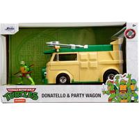 Jada 1/24 Scala Tartarughe Ninja Donatello E Furgone Della Festa 34529 Nuovo