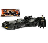 JADA 1/24 TOYS BATMOBILE 1989 BATMAN FIGURE MODELLINO STATICO DIECAST