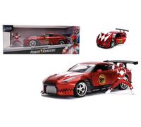 JADA 1/24 TOYS NISSAN SKYLINE GTR R 35 2009 POWER RANGER MODELLINO STATICO