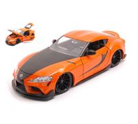 JADA 1/24 TOYS TOYOTA SUPRA 2020 FAST FURIOUS ARANCIO MODELLINO STATICO DIECAST