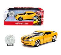 Jada 1/24 Transformers 2006 Chevy Camaro Ss Bumblebee Con Collezionisti Moneta