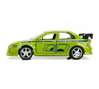 Jada 1:32 Fast And Furious Brian's Mitsubishi Lancer Evo VII - Verde Diecast