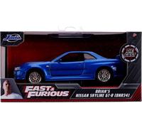 Jada 1/32 - Fast & Furious - 2002 Nissan Skyline GT-R Blu Di Brian - 97185