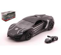 JADA 1/32 LYKAN HYPERSPORT NERO PANTHER AVENGERS MODELLINO STATICO DIECAST