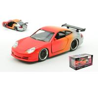 JADA 1/32 PORSCHE 911 GT3 ROSA SLIPS ROSSO/ARGENTO MODELLINO STATICO DIECAST
