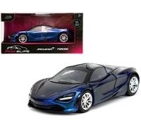 Jada 1/32 Rosa Scivola Mclaren 720S Blu Metallico Con Nero Top -34660