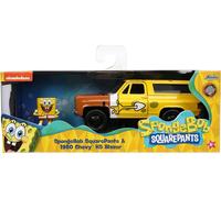 JADA 1/32 Scala Modellino - Spongebob Squarepants & 1980 Chevy K5 Blazer - 31798