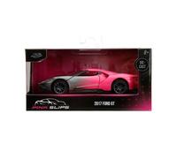 Jada 1/32 Scala Pink Slips 2017 Ford GT Rosa E Grigio Ombre - 34662
