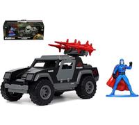JADA 1/32 TOYS COBRA COMMANDER STINGER GI JOE NERO/GRIGIO MODELLINO STATICO