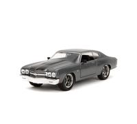 Jada 1970 Chevrolet Chevelle SS Grigio Metallizzato Con Strisce Nere Fast &...