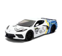 Jada 2020 Chevy Corvette Stingray C8#89 "Michelin, White/Blue Toys 36597-1/24 Sc