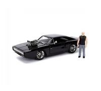 Jada Fast And Furious Dom And Dodge Charger R/t Metal Car Figure Nero