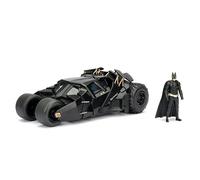 Jada 253215005 Batman The Dark Knight Batmobile in Scala 1:24 con Personaggio di