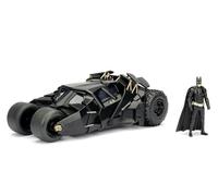 JADA TOYS Batman Batmobile Il Cavaliere Oscuro con Personaggio Die Cast 1:24