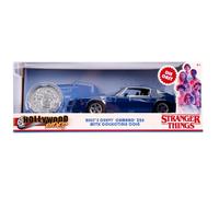 JADA 31110 1/24 Billy 'S 1979 Chevy Camaro Blu Con Medal Moneta Stranger Things