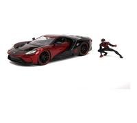 JADA 31190 MINIATURA FORD GT CON M. MORALES BLACK MARVEL 2017 1/24