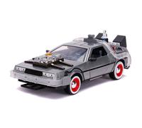 JADA 32166 DMC TIME MACHINE BTTF 3 GRIGIE HOLLYWOOD RIDES 1975 1/24