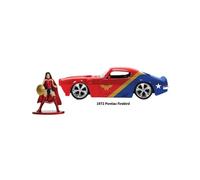 JADA 33089 PONTIAC FIREBIRD CON FIGURA WONDER WOMAN BICOLORE DC COMICS 1972 1/32