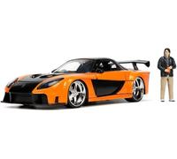 JADA 33174 MAZDA RX 7 CON FIGURA HAN ARANCIONE METALLICO FF 1997 1/24