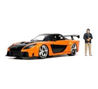JADA 33174 MAZDA RX 7 CON FIGURA HAN ARANCIONE METALLICO FF 1997 1/24