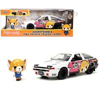 JADA 33725 TOYOTA TRUENO (AE86) CON FIGURA AGGRETSUKO BICOLORE HOLLYWOOD RIDE...