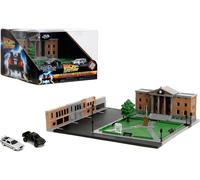 JADA 34804 MINIATURE NANO DIORAMA BTTF HILL VALLEY TRIBUNALE HOLLYWOOD RIDES