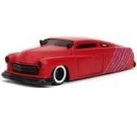 Jada 1951 Mercury Matt Red con strisce viola e Creep Diecast Figure Creepshow (1982) Film Hollywood Rides Series 1/24 Diecast Model Car