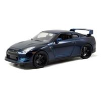 Fast & Furious Nissan GTR Blue 1:24 Diecast By Jada Toys