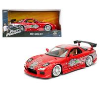 Jada 98338 DI DOM Mazda RX-7 Rosso " Fast & Furious " Film 1/24 Modellino Auto