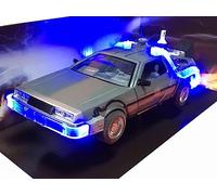 Jada Delorean Metal Car 2 Torna al Futuro II Luminoso con Ruote Girevocanti! 1/24