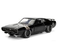 Jada di Dom Plymouth GTX Nero con Argento Strisce Fast & Furious F8 Il Destino