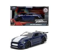 Jada Fast e Furious modello auto 2016 FORD MUSTANG GT - Diecast Model scala 1/32 - Colore Blu - Lunghezza 12cm