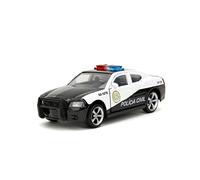 Jada 2006 Dodge Charger Police Bianco e Nero Policia Civile Fast & Furious Serie 1/32 Diecast Model Car