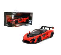 Jada Fast & Furious McLaren Senna - Modellino pressofuso in scala 1:32, porte apribili, pneumatici in gomma, autenticità del film, da collezione, per età 8+, colore: rosso