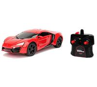 Jada- Fast&Furious Coche RC Lykan Hypersport 1:16 Fast And The Furious radiocontrol con Mando, Color Rojo (253206005)