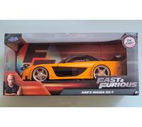Jada Fast & Furious Han's Mazda RX-7 1/24 Diecast Orange Black Tokyo Drift