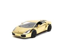 Jada Fast & Furious Lamborghini Gallardo Gold Chrome auto pressofusa 1:24, giocattoli per bambini e adulti