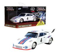 Jada Giocattoli 1:32 Scala Transformers G1 Jazz 1976 Porsche 935 Turbo Diecast Veicolo