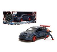 Jujutsu Kaisen 1:24 Veicolo Diecast Subaru WRX STI Del 2016 Con Figura