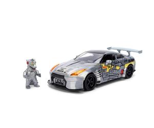 Jada GODZILLA MECHAGODZILLA 2009 NISSAN GT-R W/FIG 1:24 scale model vehicle to c