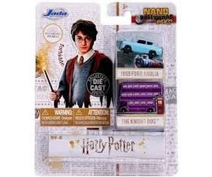 Jada Harry Potter - Ford Anglia e Night Bus - 2 Veichle Set Die Cast Nano Hollyw