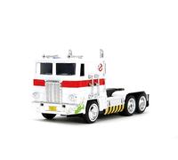 Jada Hollywood Rides Ghostbusters x Transformers Optimus Prime G1 Mashup - Pressofuso, porte apribili, scala 1:32, età 8+ (edizione 40° anniversario)