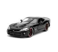 Letty's Dodge Viper Srt-10 Fast %26 Furious Black 1:24 Model JADA TOYS
