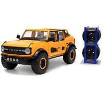 JADA JT 1/24 2021 FORD BRONCO WITH RACK DIE-CAST ACC NUOVO