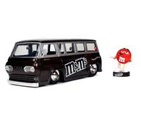 JADA 253255065 1/24 M&Ms Red & 1965 Ford Econoline Van In Die-Cast, Funzionament