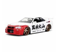 1/24 JADA - NISSAN - SKYLINE GT-R (R34) ADVAN 2002 WITH STREET 253255071-35114
